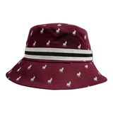 Polo Mens Monogram Reversible Bucket Hat In Multi