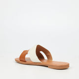 Miss Black Ladies Basil 5 Sandals In Tan