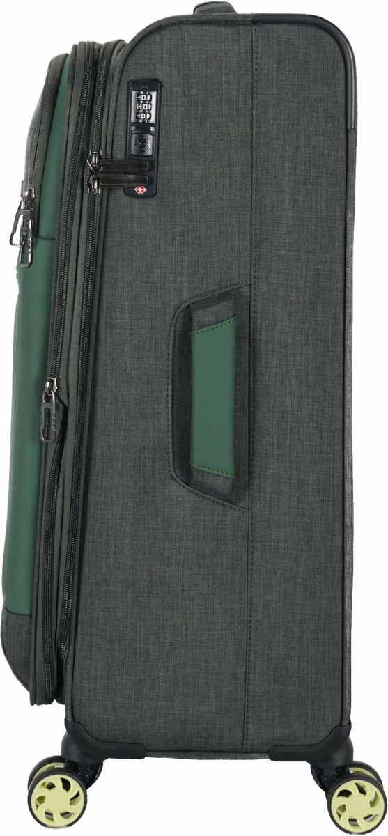 Travel Mate Tpu Green Spinner Trolley Case