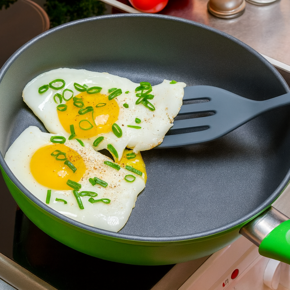 Creative Cooking Large Silicone Slotted Lifter In Slate