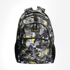 Squiggle Tween Toptier Backpack Grey/Black/Yellow