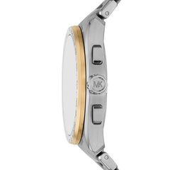 Michael Kors Mens Accelerator Watch In Silver & Gold