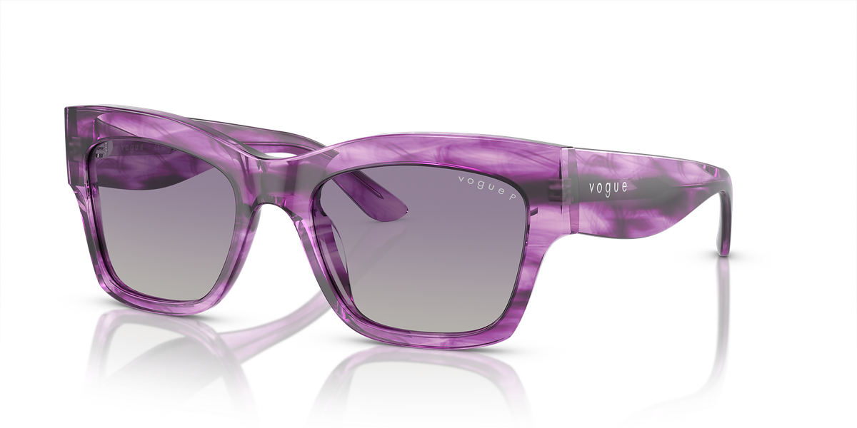 Vogue Sunglasses For Women In Purple Havana