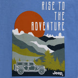 Jeep Boys Graphic Long Sleeve T-Shirt In Blue