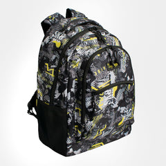 Squiggle Tween Toptier Backpack Grey/Black/Yellow