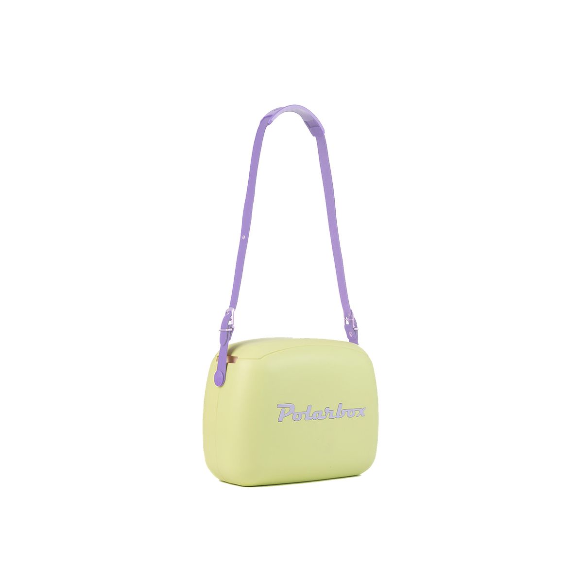 Polarbox 6L Cooler With Strap & 2 Lunch Boxes In Lime And Purple