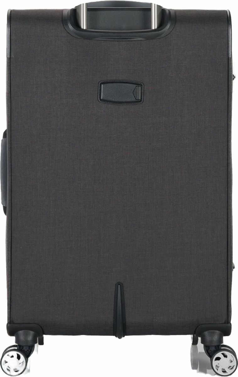 Travel Mate Tpu Black Spinner Trolley Case