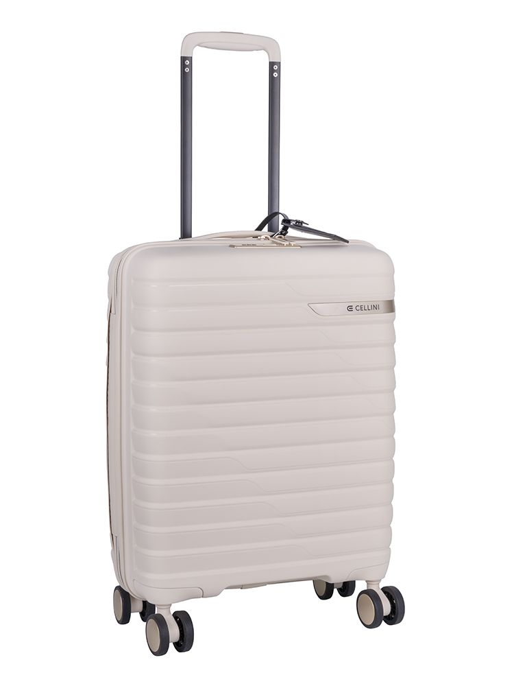 Cellini Allure Hard Trolly Case Off White