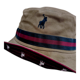 Polo Mens Monogram Reversible Bucket Hat In Multi