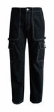 Soviet Boys Rhythm Oversized Cargo Denim Black