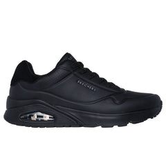 Skechers Mens Uno Shoes In Black