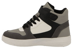 Pierre Cardin Kids Pck00048 Kids Asher Hi-Top Shoes Black