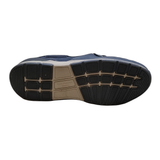 Hush Puppies Mens Falcon Mocc Slip On Shoes In Navy