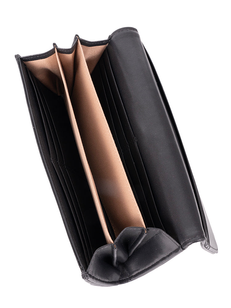 Polo New Iconic Trifold Purse Black