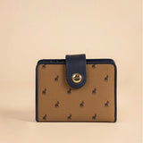 Polo Peninsula Compact Tab Purse In Navy