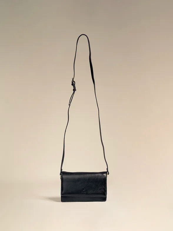 Polo Vega Concertina Black Sling Bag