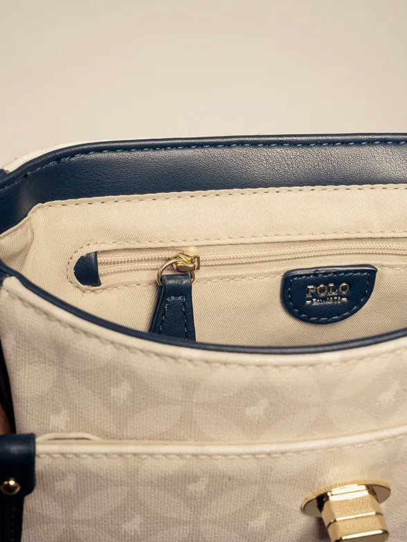 Polo Preston Navy Flapover Bag