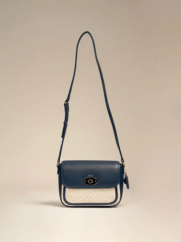 Polo Preston Navy Flapover Bag