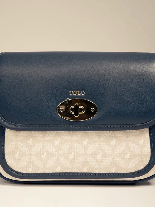 Polo Preston Navy Flapover Bag