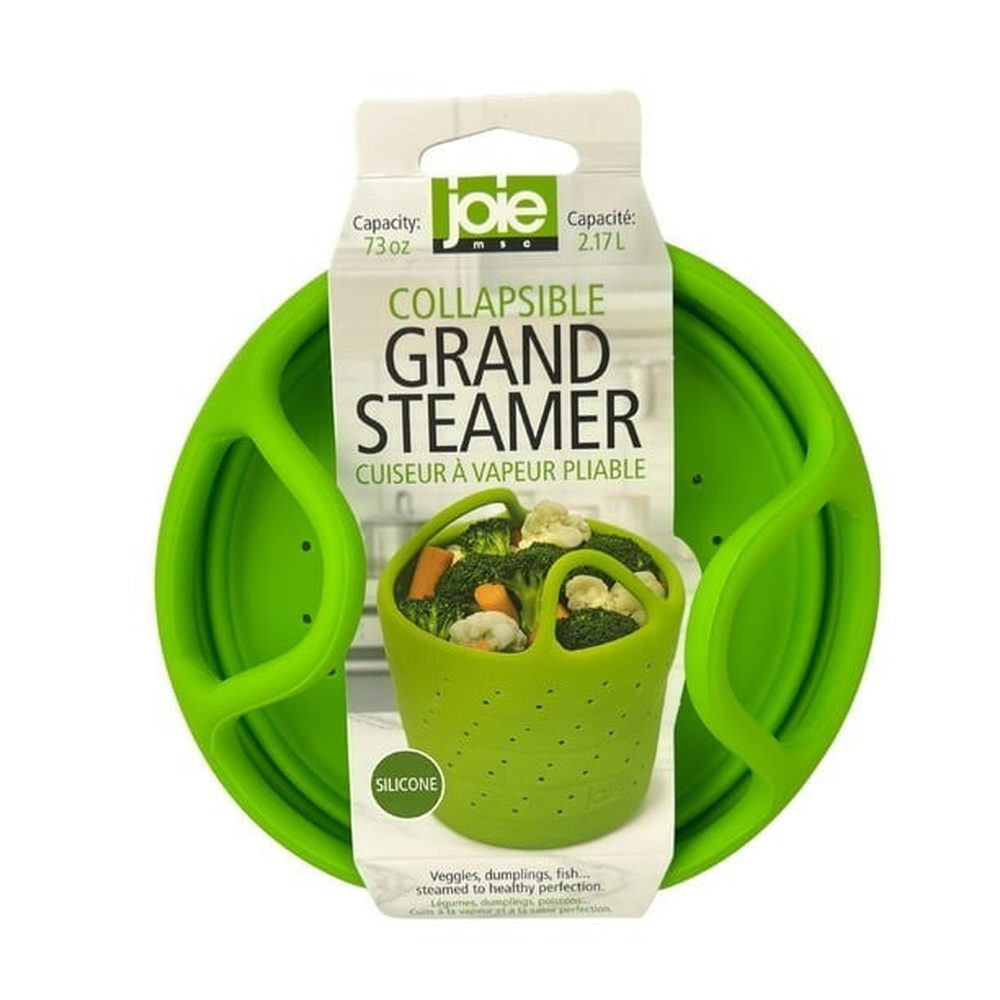 Joie Silicone Grand Collapsible Steamer In Green