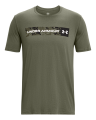 Under Armour 1376830 Camo Chest Stripe Ss 390 Olive