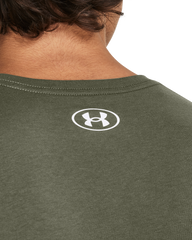 Under Armour 1376830 Camo Chest Stripe Ss 390 Olive