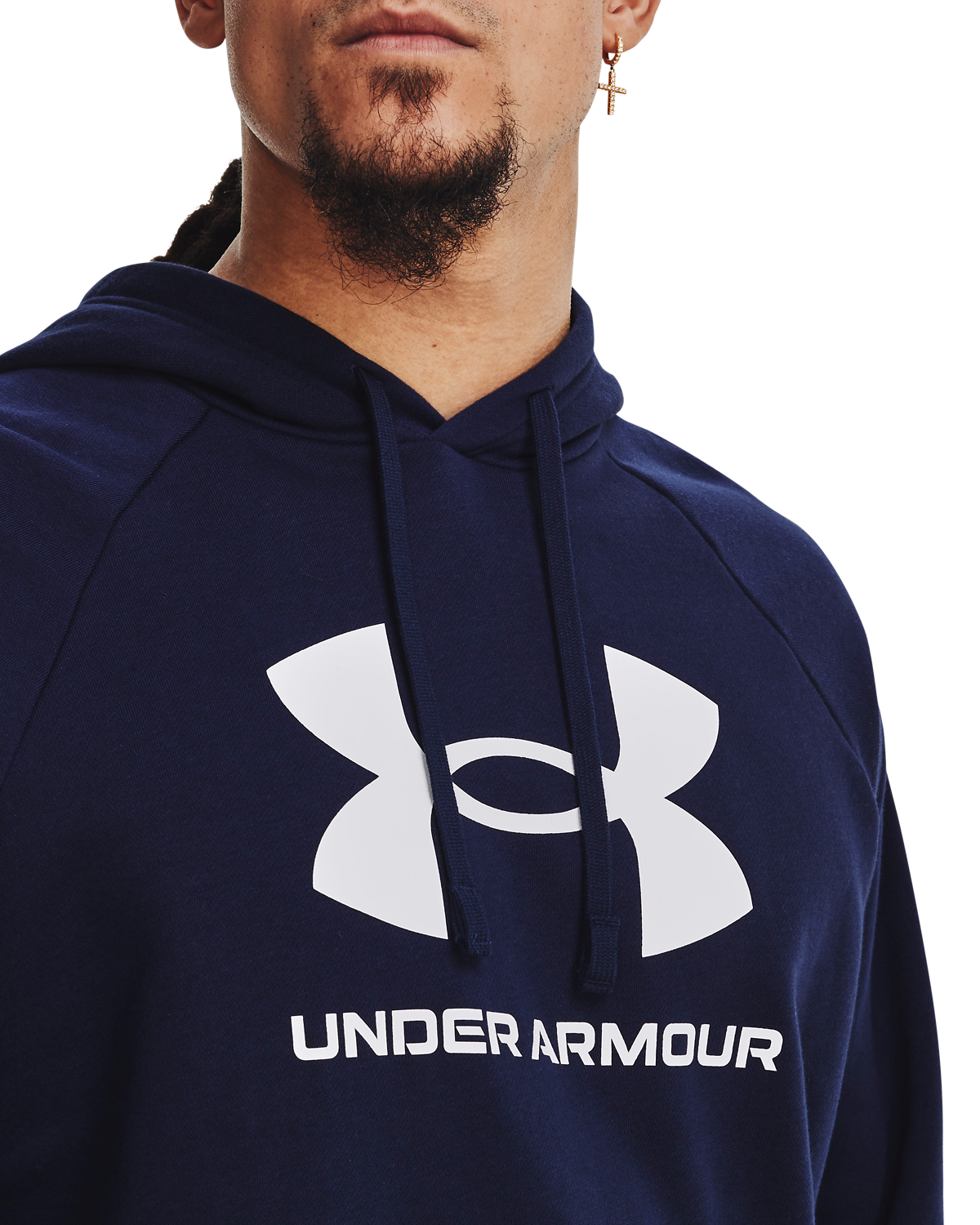 Under Armour 1379758 Rival Fleece Logo Hd 410 Navy