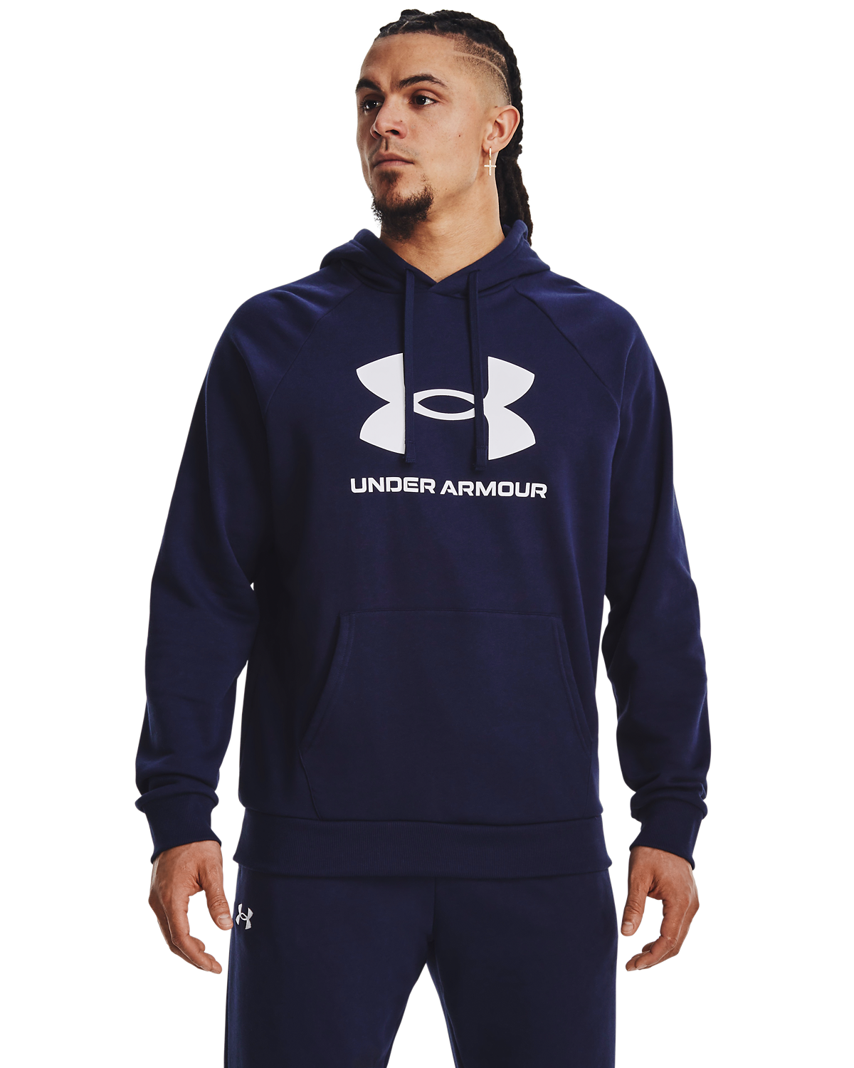 Under Armour 1379758 Rival Fleece Logo Hd 410 Navy