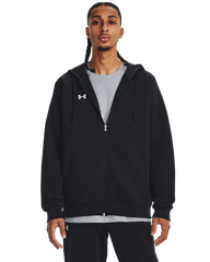 Under Armour 1379767 Rival Fleece Fz Hoodie 001 Black