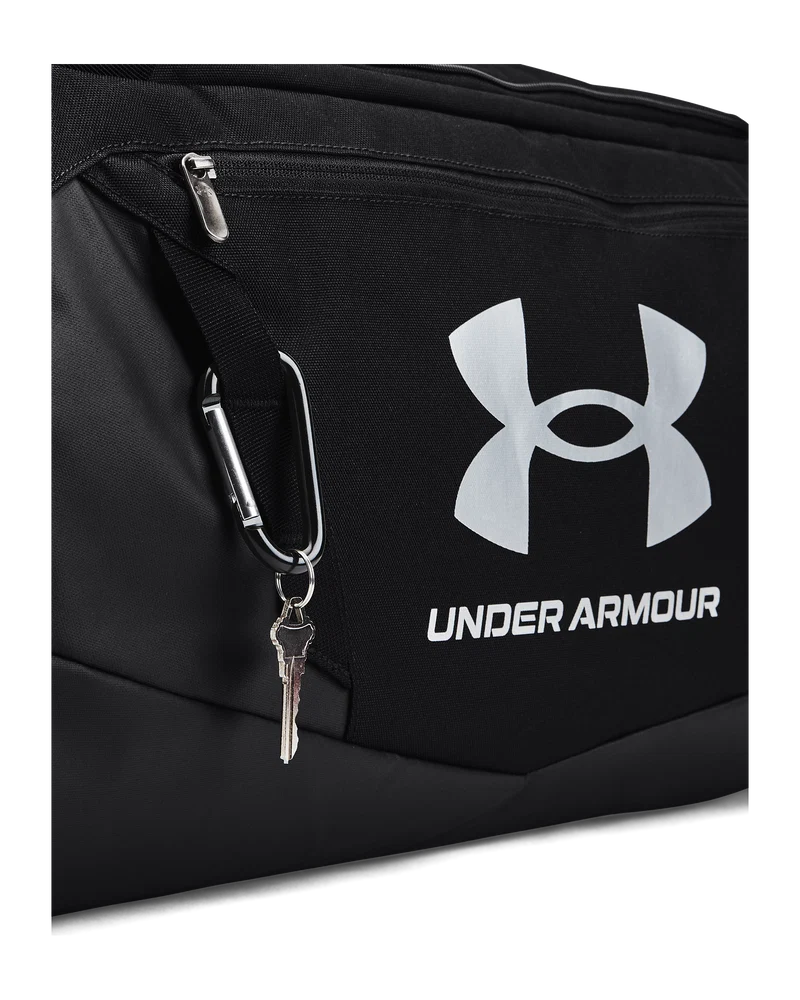 Under Armour Undeniable 5.0 Duffle Bag In Black & Silver