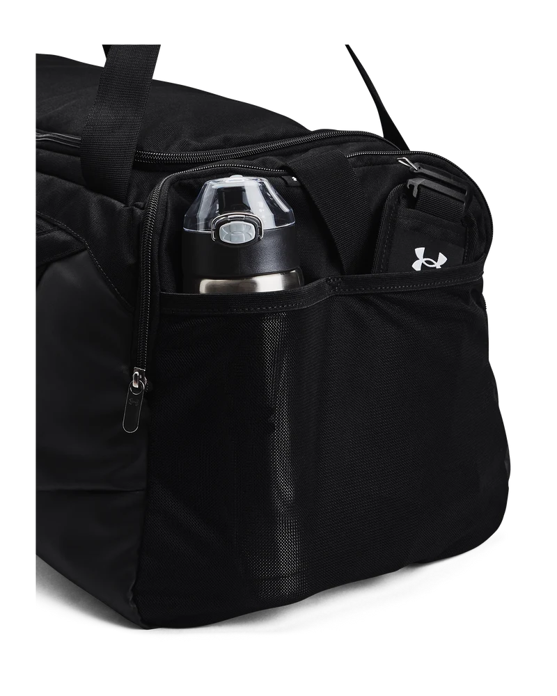 Under Armour Undeniable 5.0 Duffle Bag In Black & Silver
