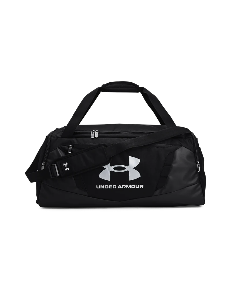 Under Armour Undeniable 5.0 Duffle Bag In Black & Silver