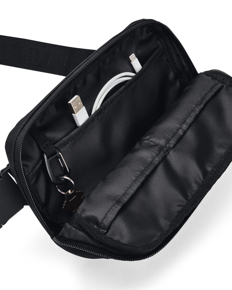 Under Armour Unisex Loudon Waist Bag In Black