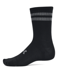 Under Armour Unisex Essential 6 Pack Socks In Black