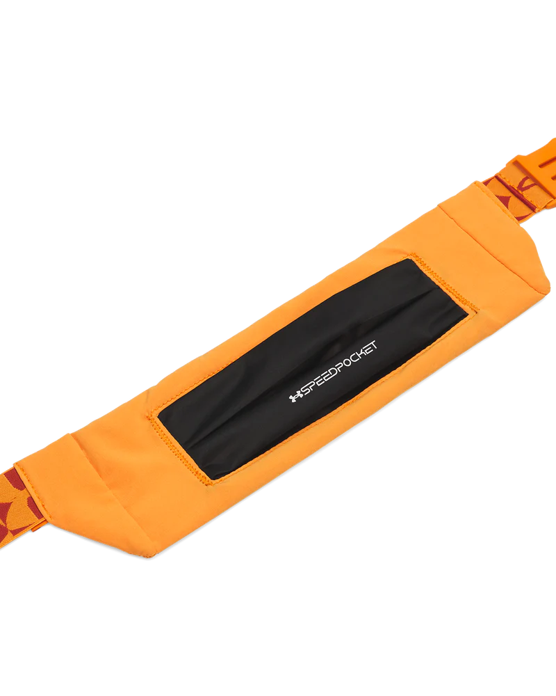 Under Armour Unisex Launch Run Belt Bag In Orange