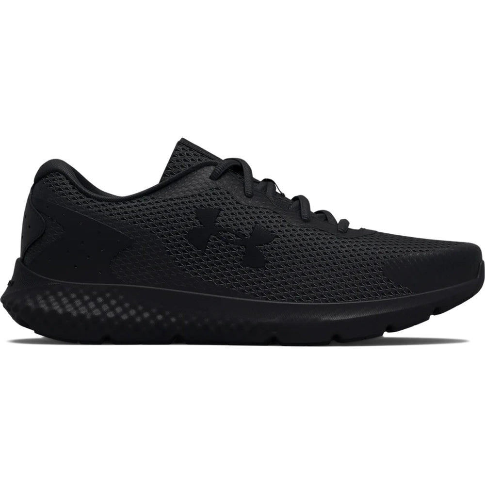 Under Armour Mens Charged Rogue 3 Sneakers In Black