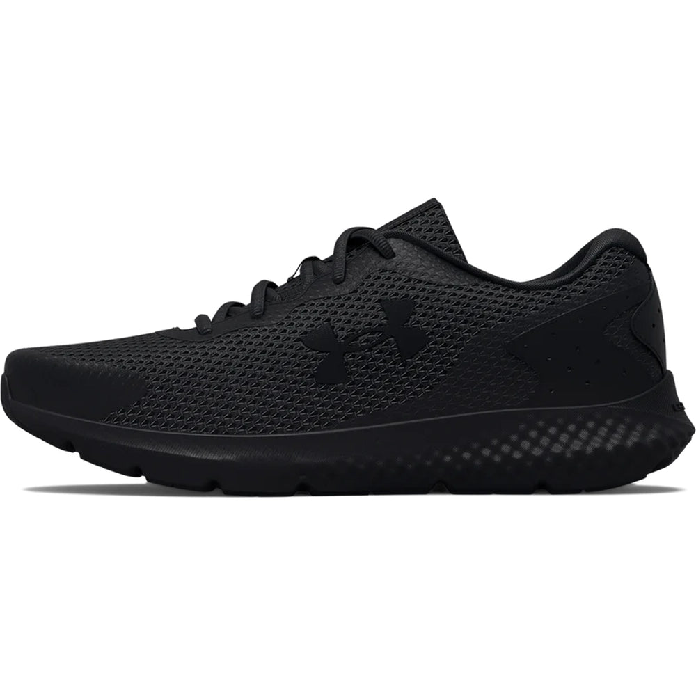 Under Armour Mens Charged Rogue 3 Sneakers In Black
