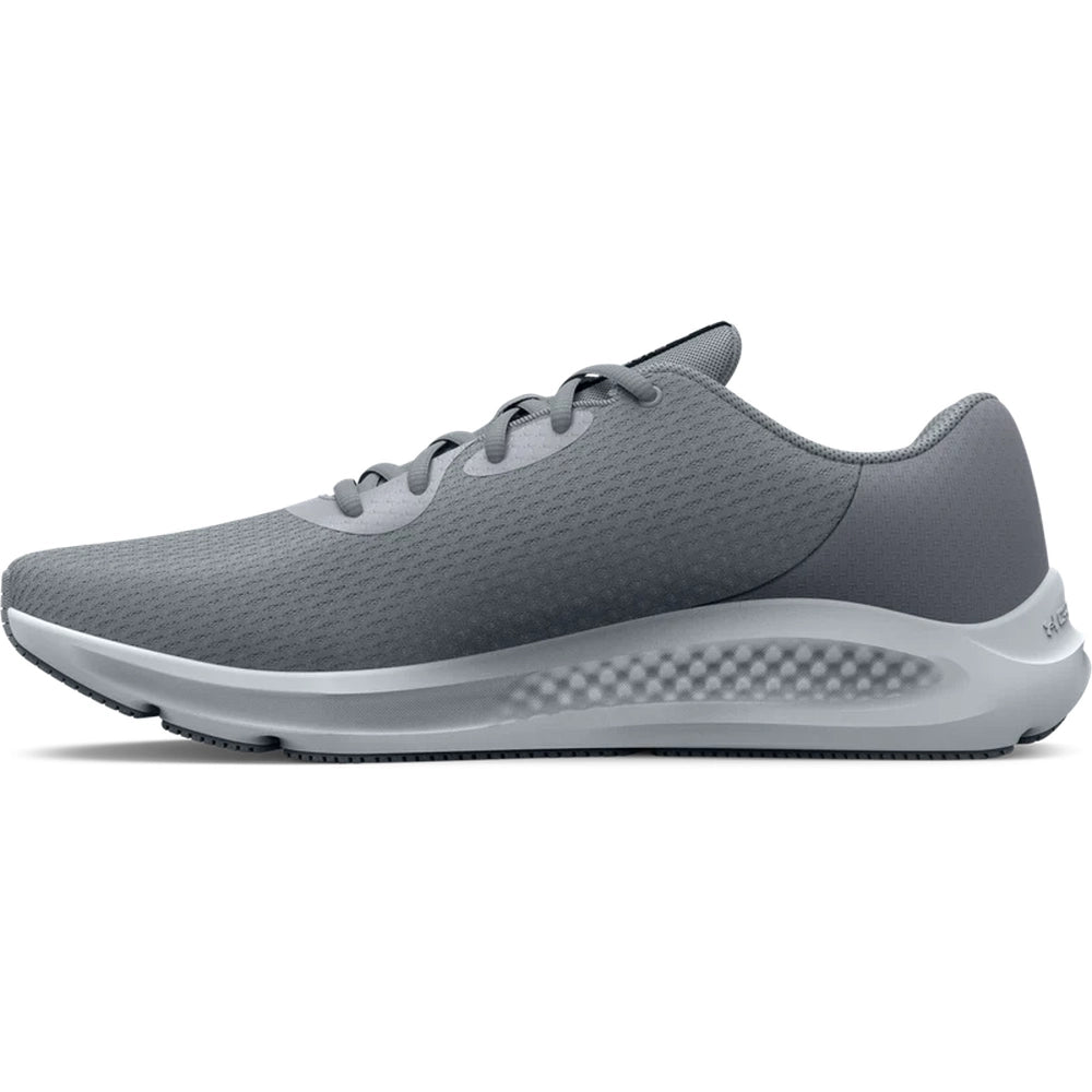 Under Armour Mens Charged Pursuit 3 Sneker In Grey/White