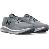 Under Armour Mens Charged Pursuit 3 Sneker In Grey/White
