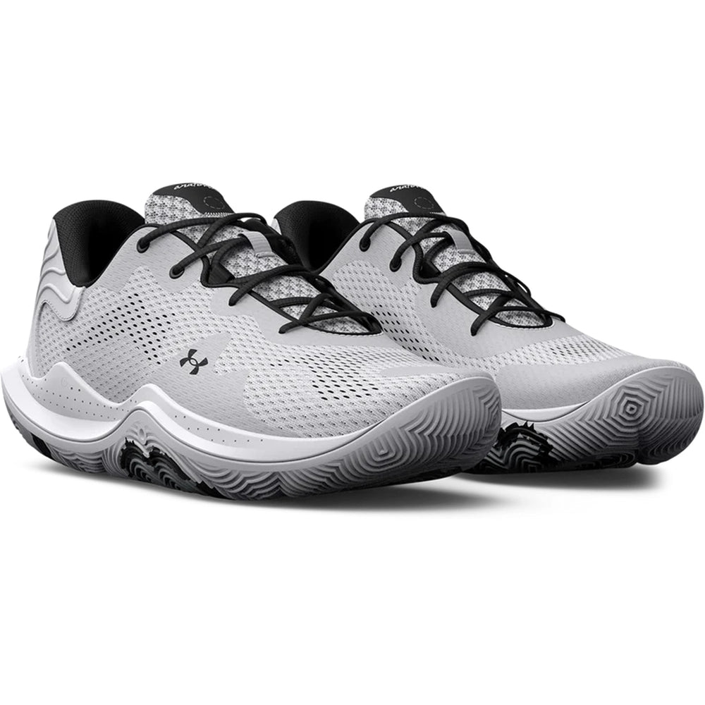 Under Armour Unisex Adults Spawn 4 in White/Black