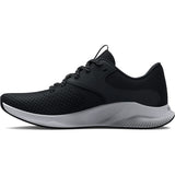 Under Armour Womens Charger Aurora 2 Sneakers In Black/White