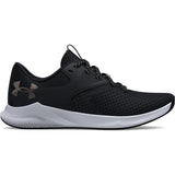 Under Armour Womens Charger Aurora 2 Sneakers In Black/White