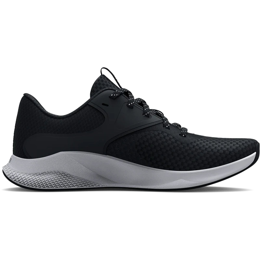Under Armour Womens Charger Aurora 2 Sneakers In Black/White