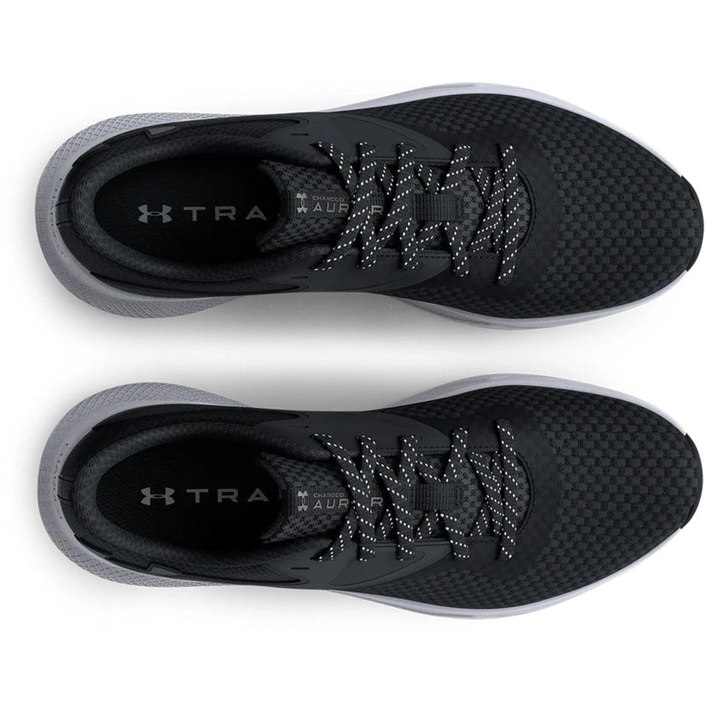 Under Armour Womens Charger Aurora 2 Sneakers In Black/White