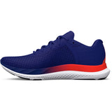 Under Armour Mens Charged Breeze Sneakers In Blue/White/Orange