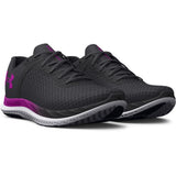 Under Armour Womens Charged Breeze Sneakers In Grey/Purple/White