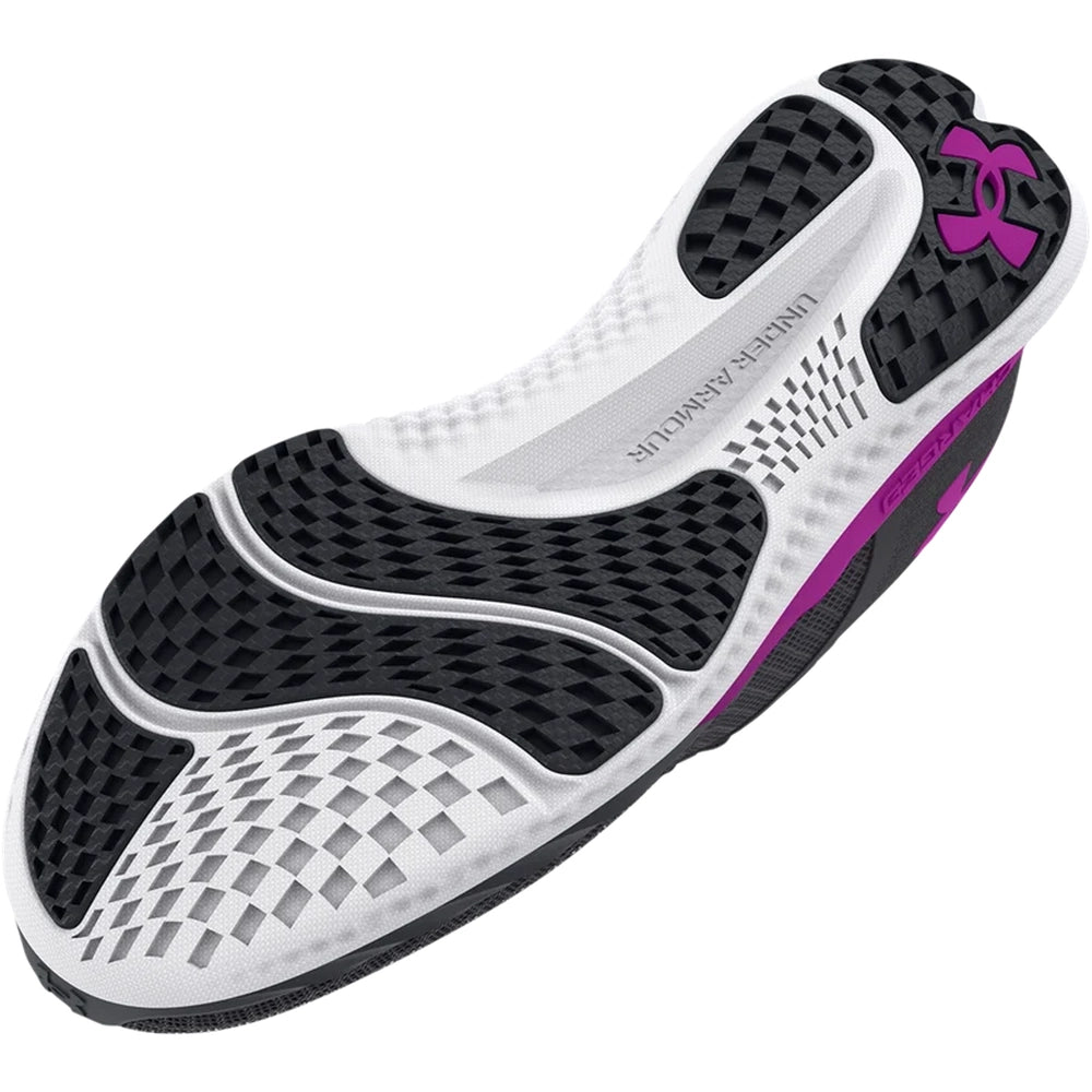 Under Armour Womens Charged Breeze Sneakers In Grey/Purple/White