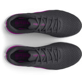 Under Armour Womens Charged Breeze Sneakers In Grey/Purple/White