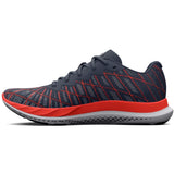 Under Armour Mens Charged Breeze 2 Sneakers In Grey/Orange/White