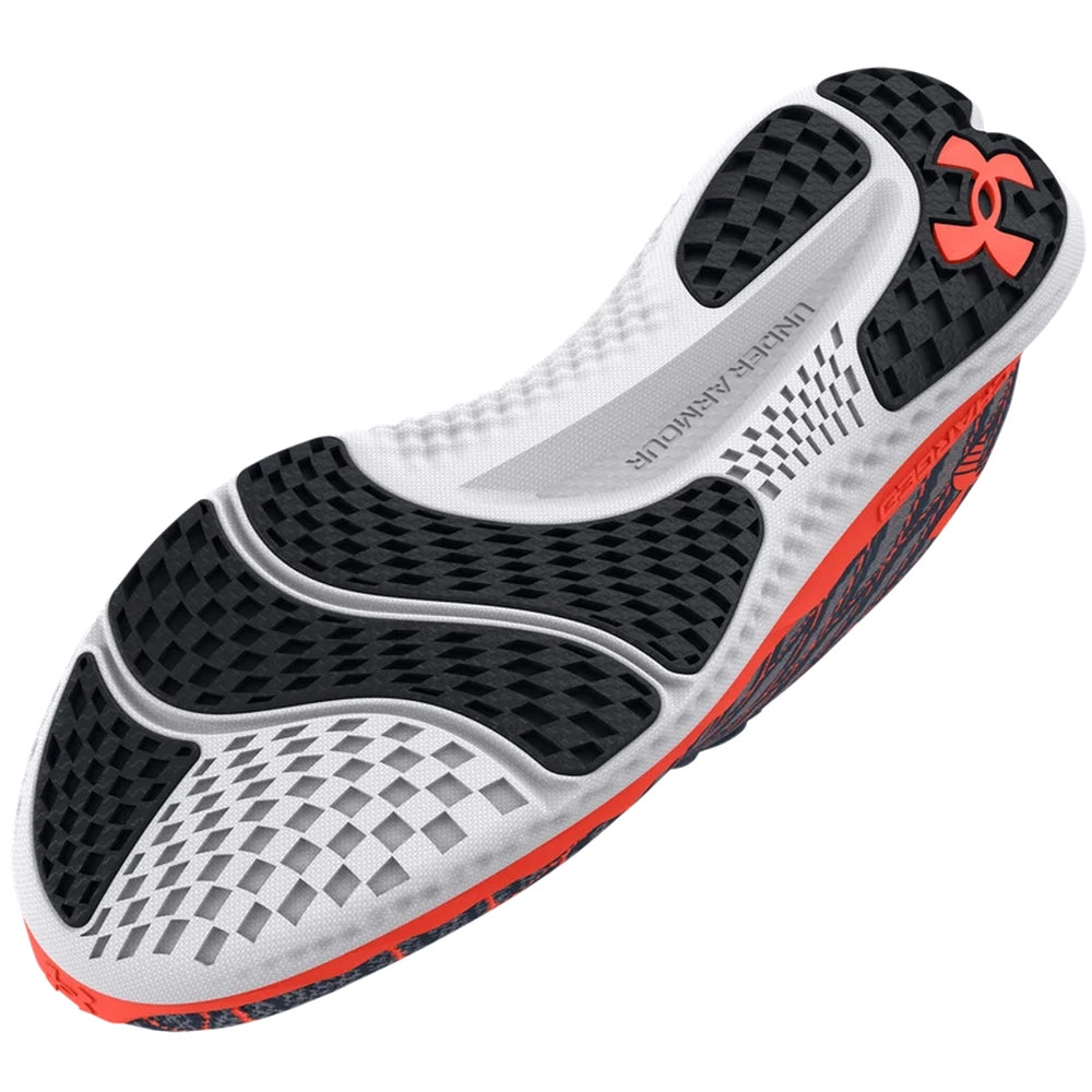 Under Armour Mens Charged Breeze 2 Sneakers In Grey/Orange/White